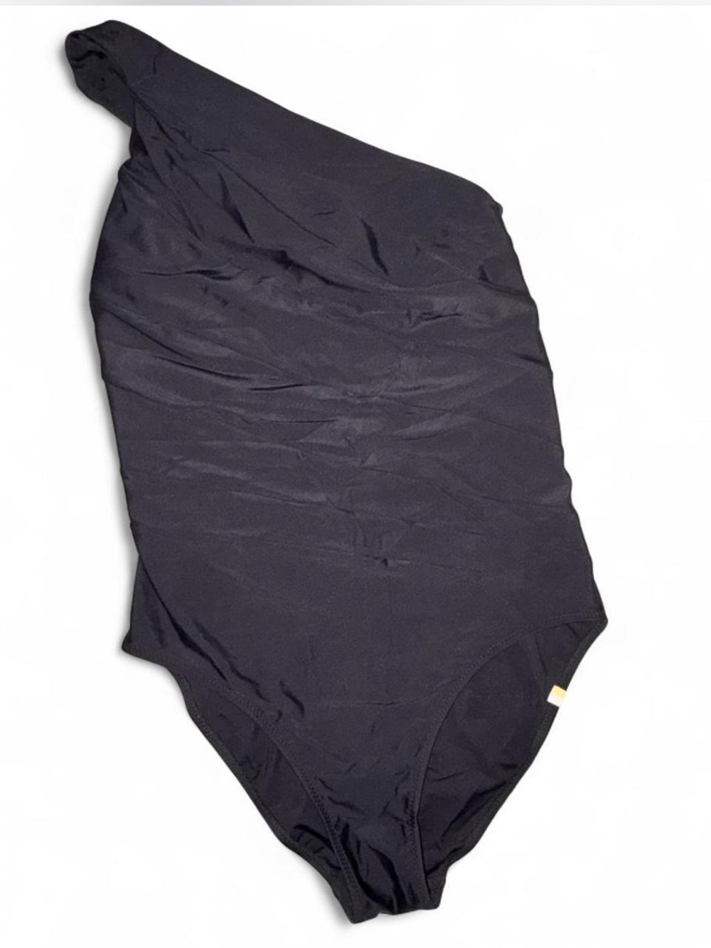 summersalt One-Shoulder Black One-Piece Swimsuit